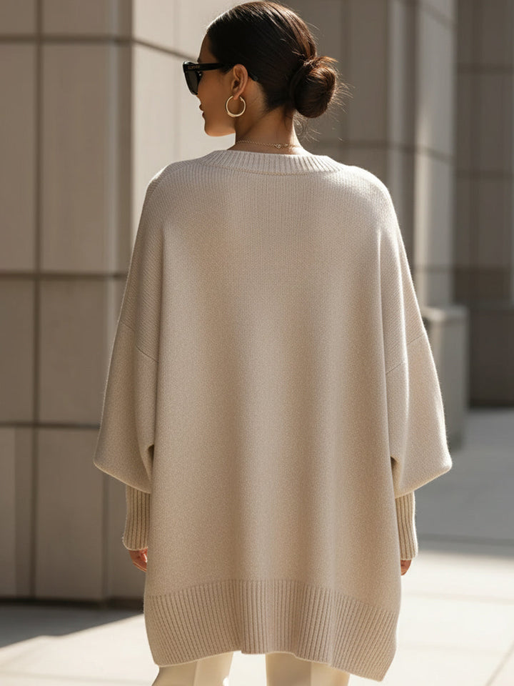 Paisley | Oversized Poncho Jumper