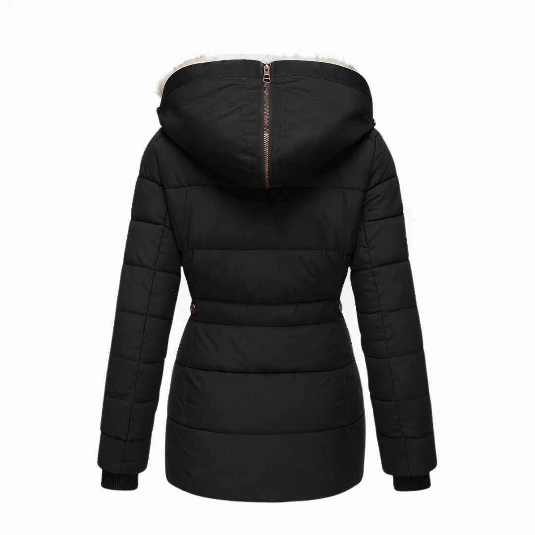 Clemency – Faux Fur-Lined Hooded Winter Coat