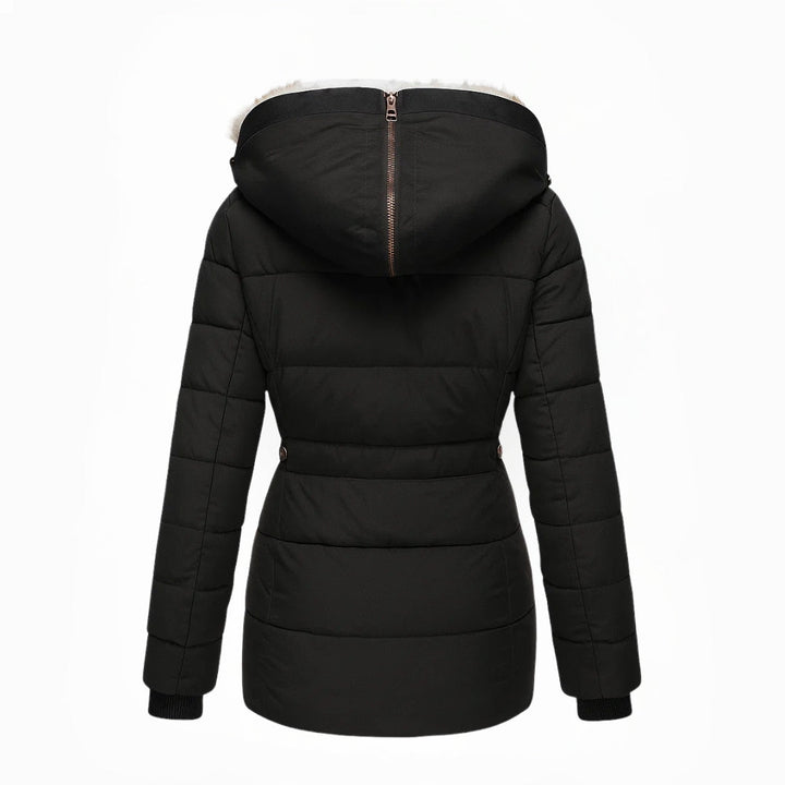 Seraphina – Insulated Puffer Jacket with Faux Fur Hood