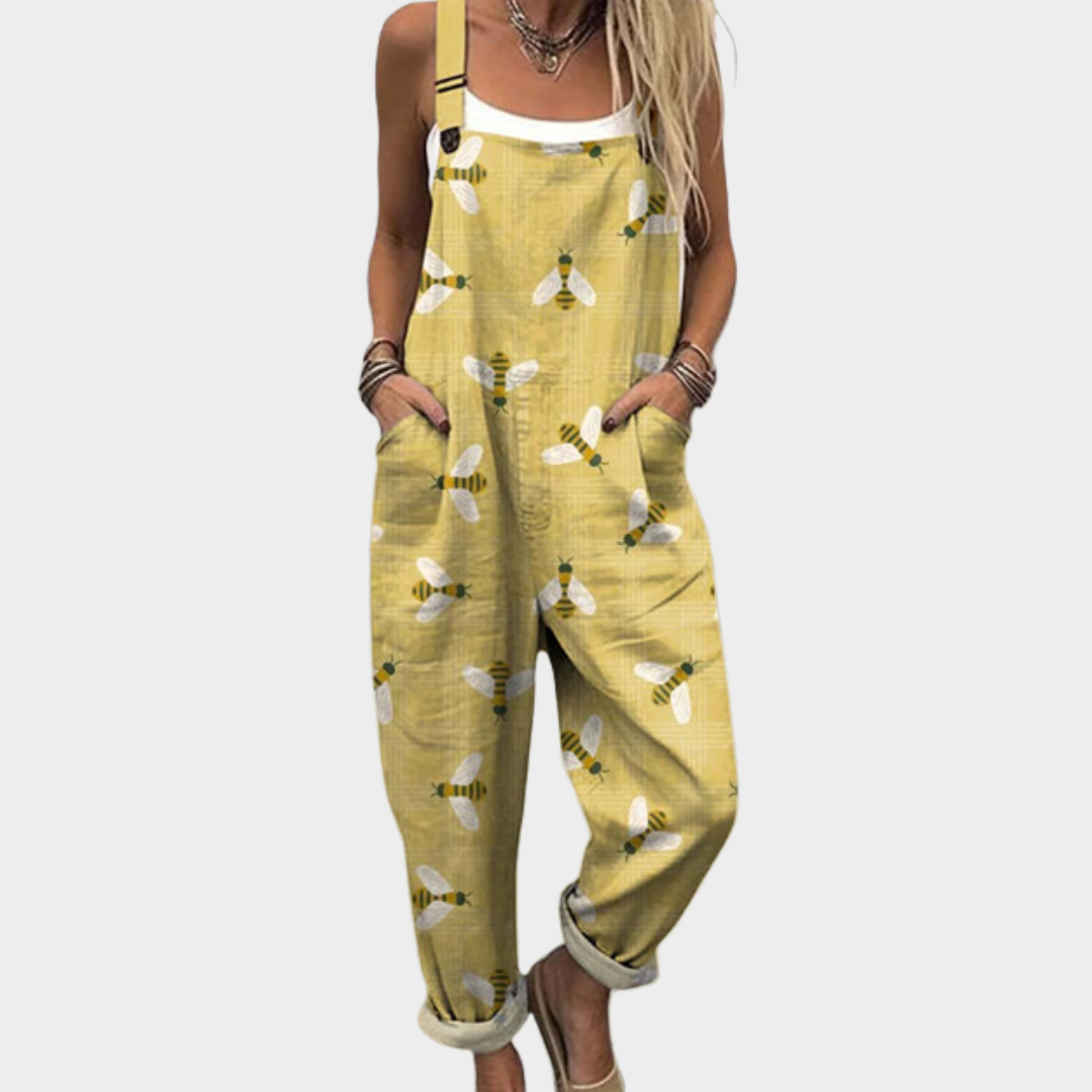 Leah | Sunshine Yellow Dungarees