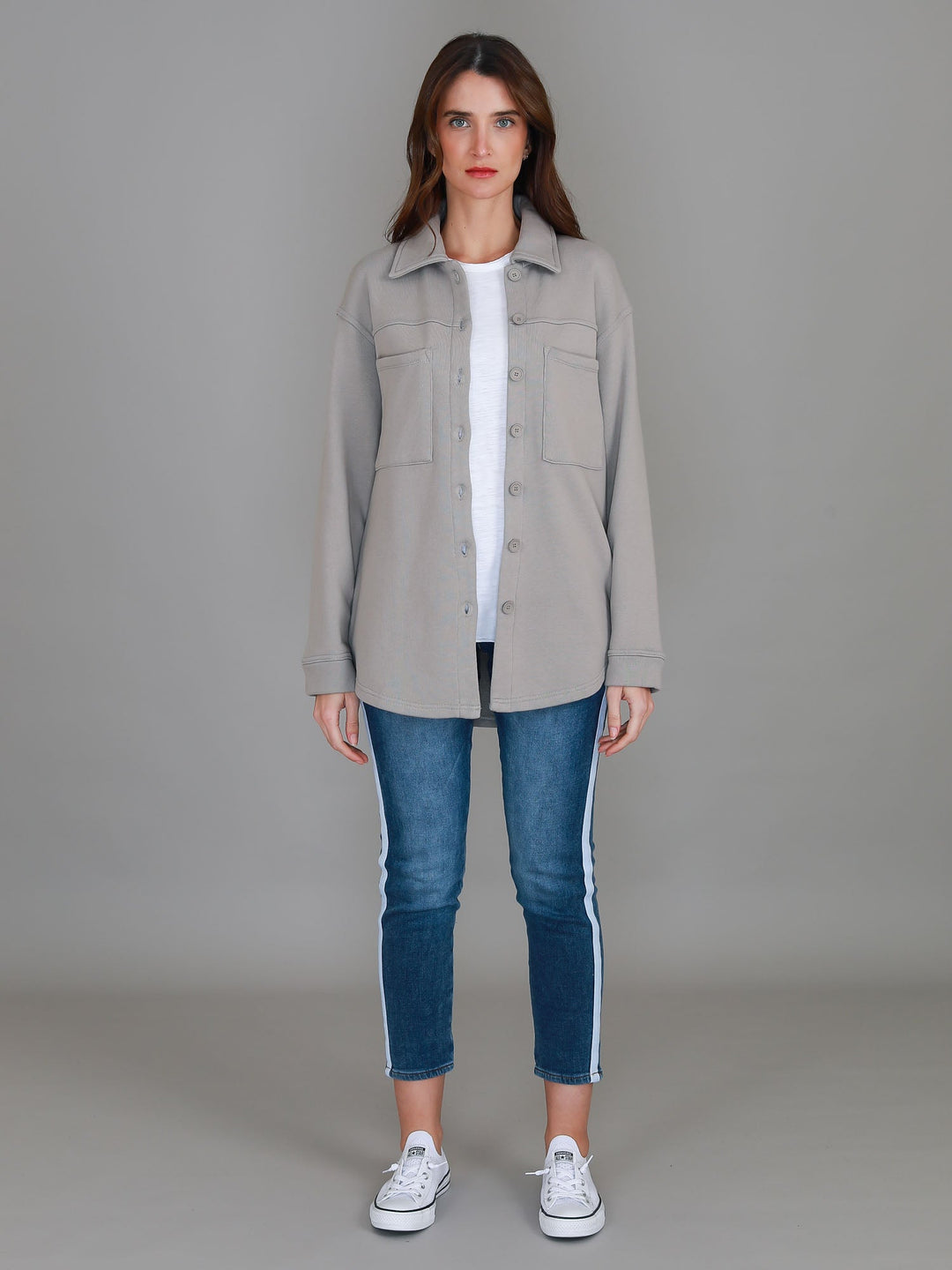 Marion – Oversized Button-Down Shacket