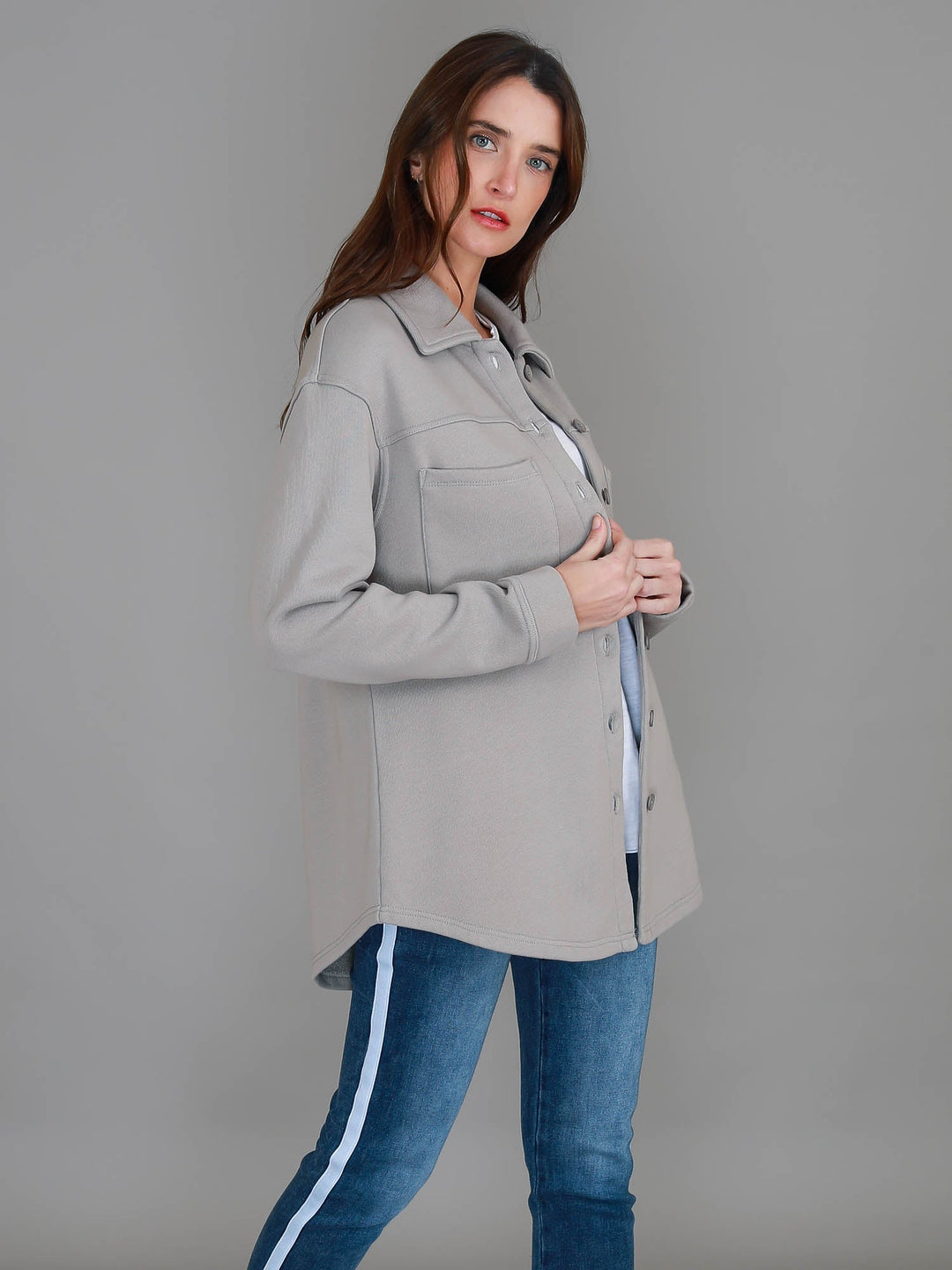 Marion – Oversized Button-Down Shacket