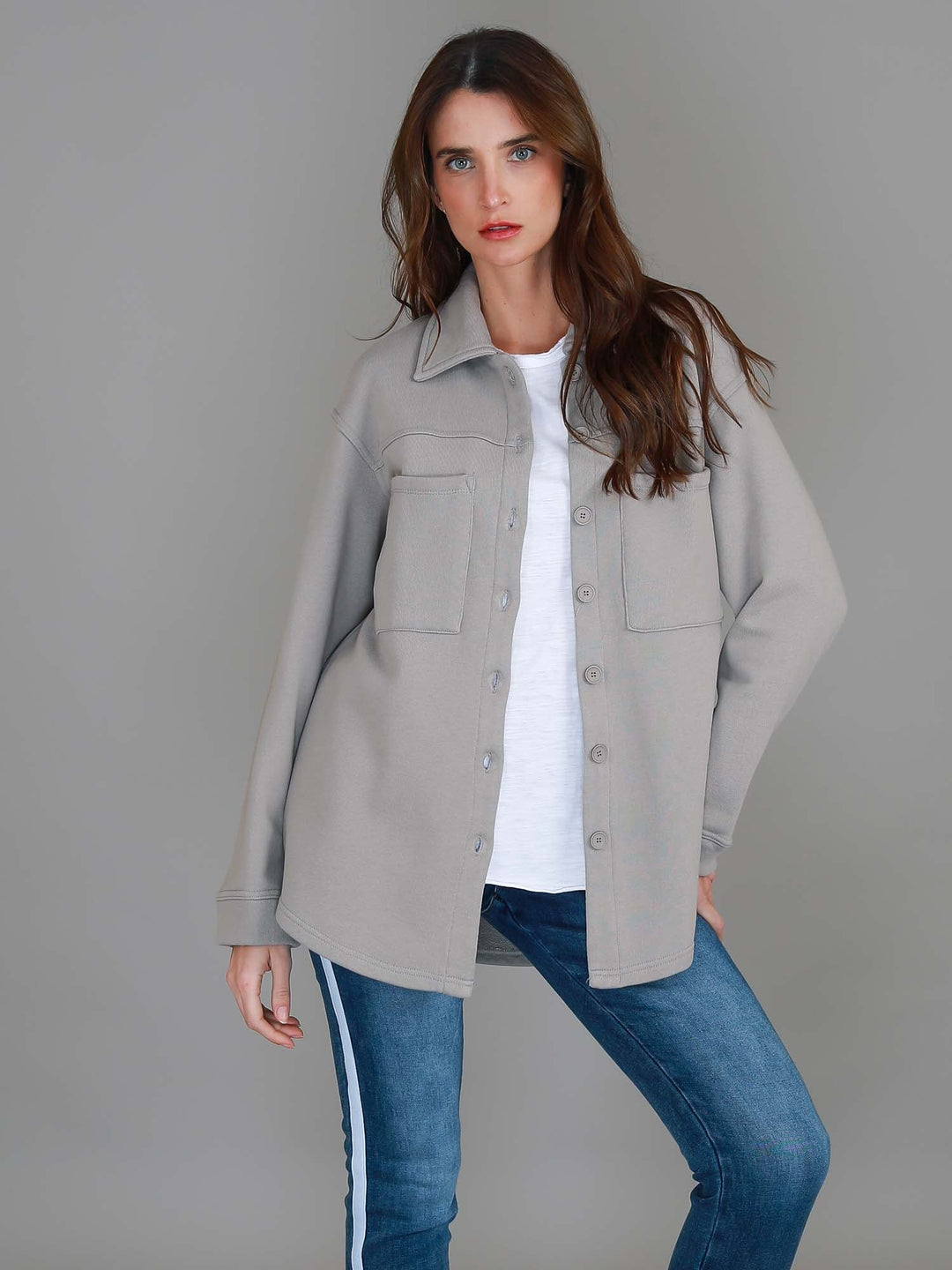 Marion – Oversized Button-Down Shacket