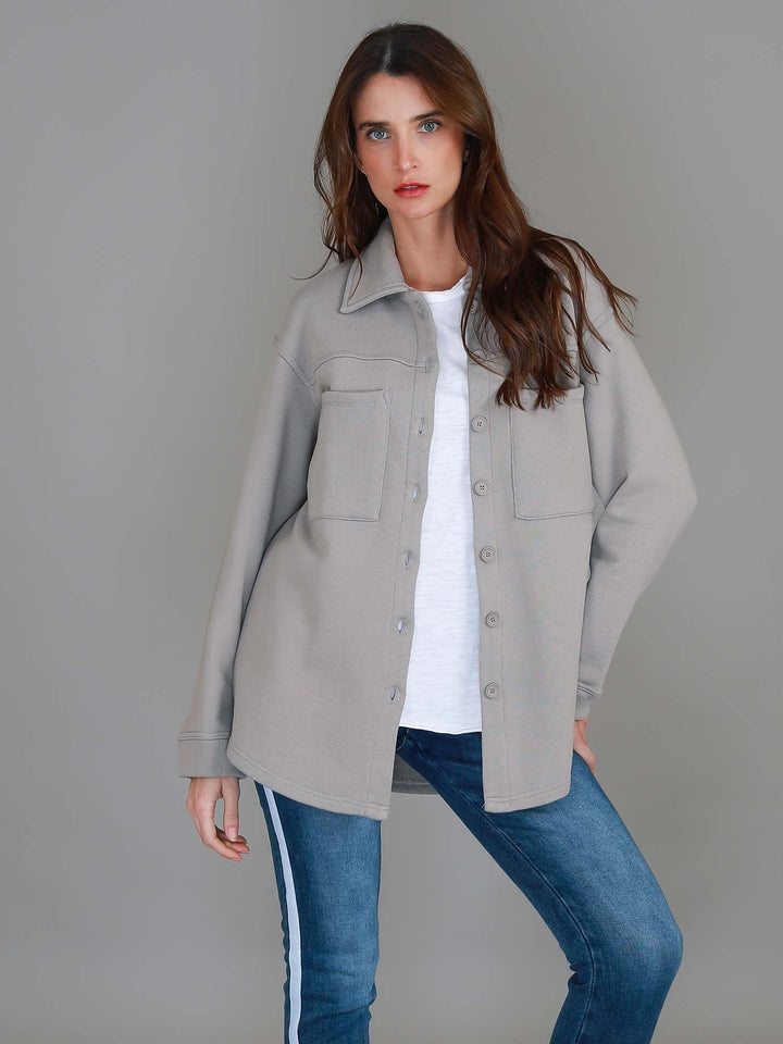 Marion – Oversized Button-Down Shacket
