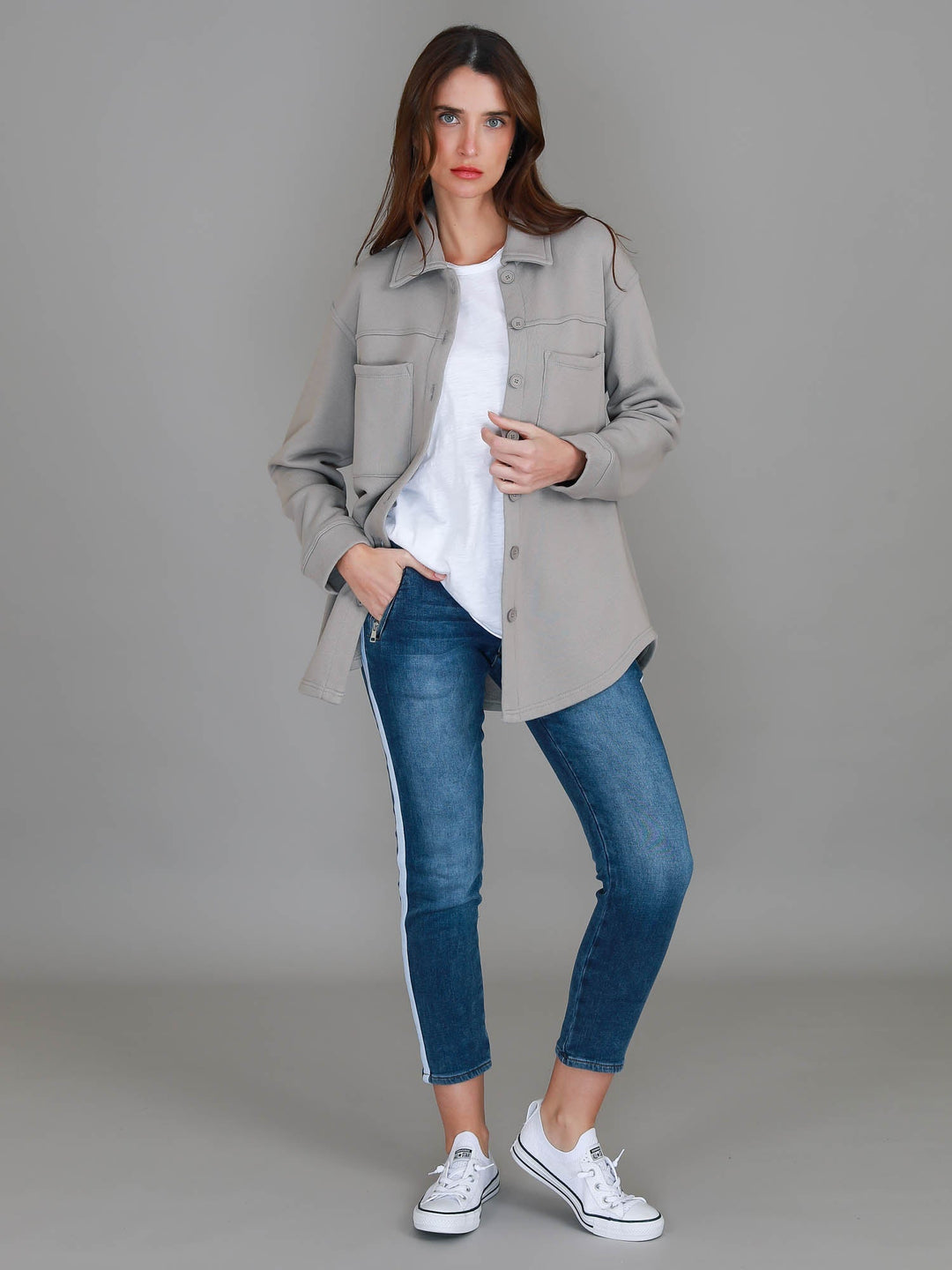 Marion – Oversized Button-Down Shacket