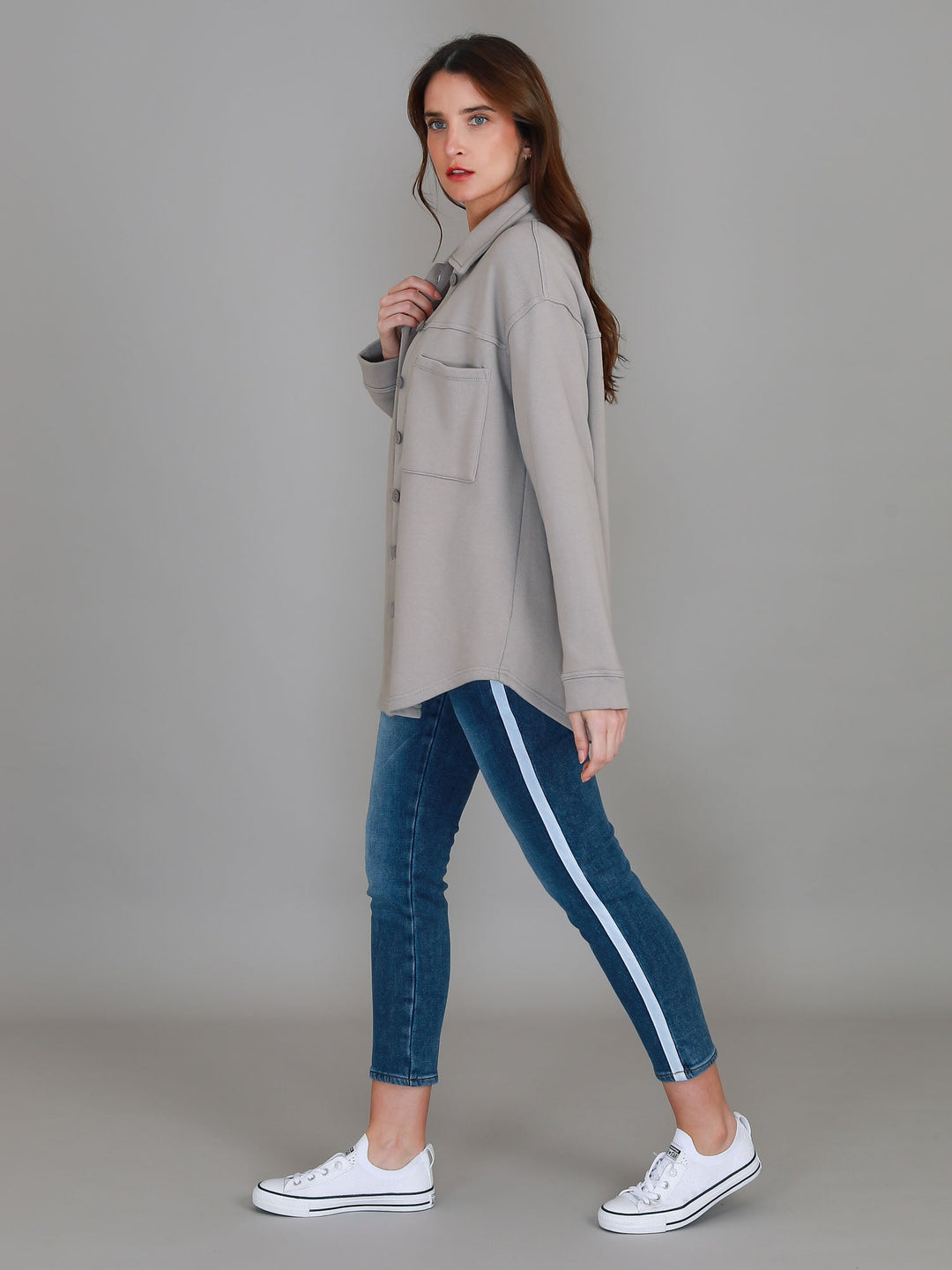 Marion – Oversized Button-Down Shacket