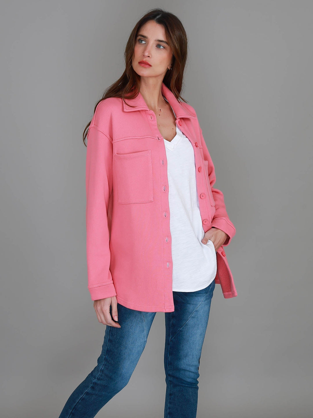Marion – Oversized Button-Down Shacket