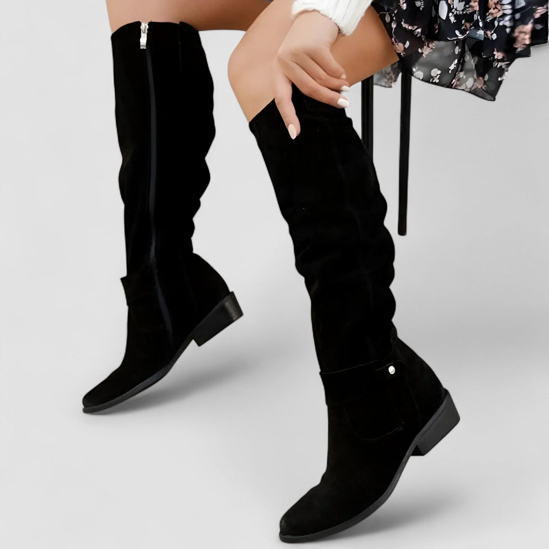 Agnes – Orthopaedic Knee-High Western Boots