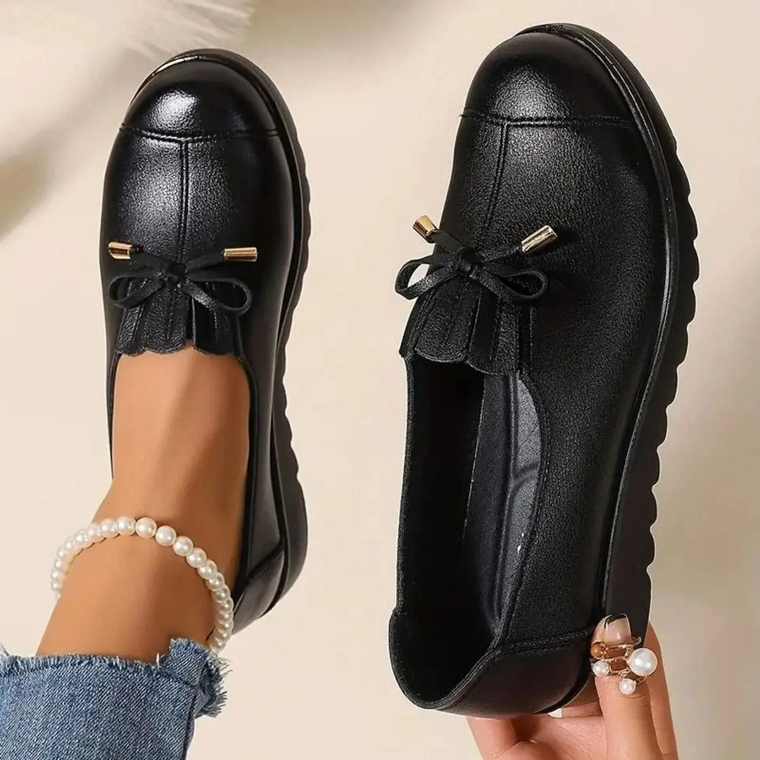 Margaret – Bow Detail Comfort Loafers