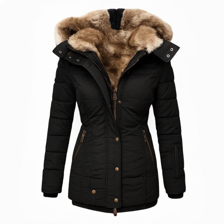 Clemency – Faux Fur-Lined Hooded Winter Coat