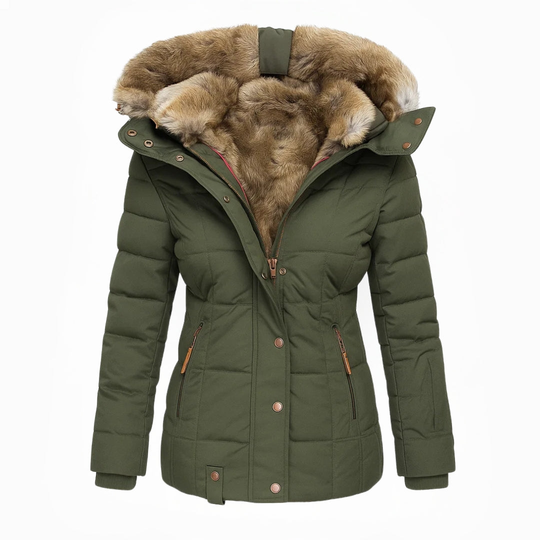 Clemency – Faux Fur-Lined Hooded Winter Coat