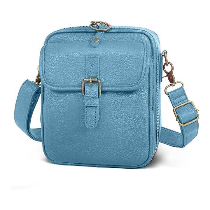 Angela – Structured Buckle Crossbody Bag