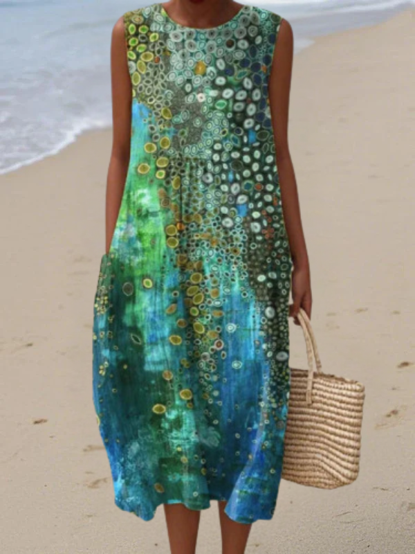 Elora | Reef Midi Dress