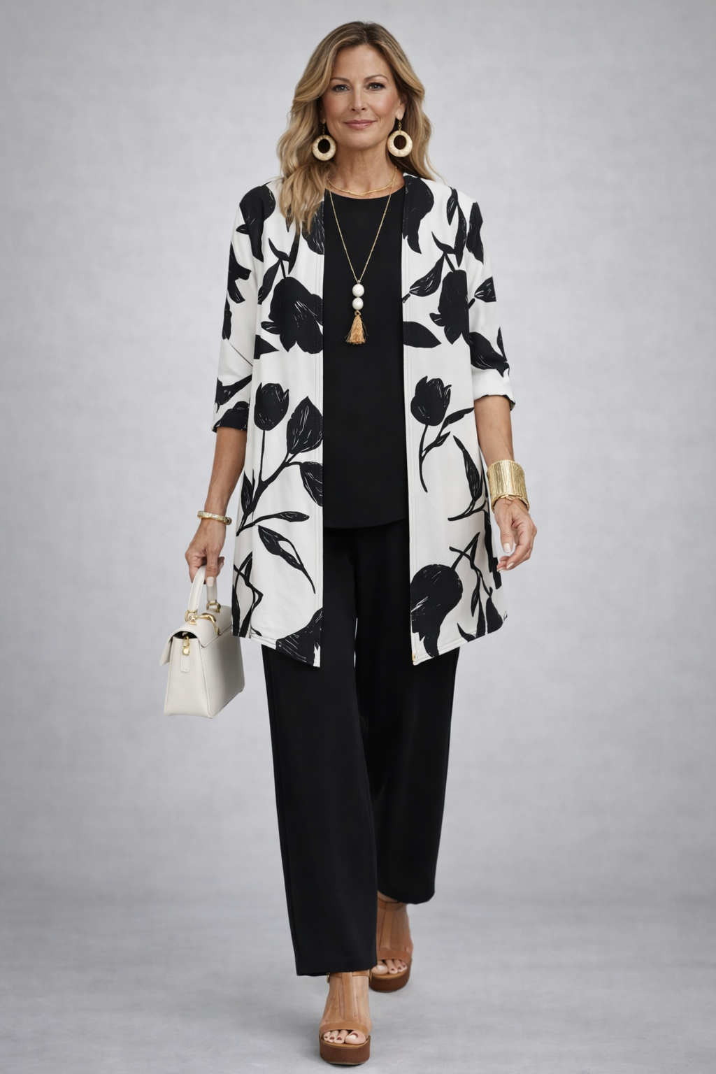 Dawn – Floral Print Three-Piece Set