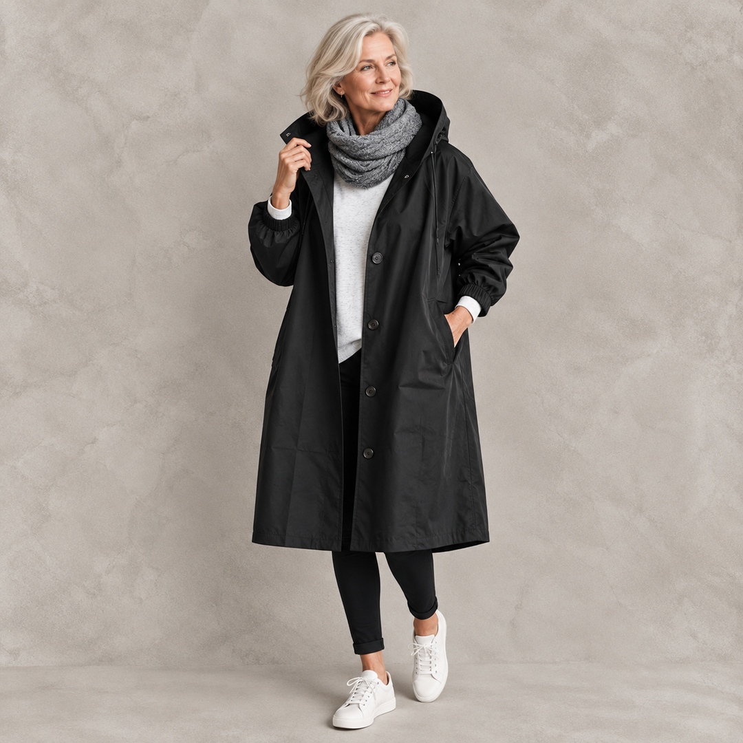 Etta – Hooded Longline Trench Coat