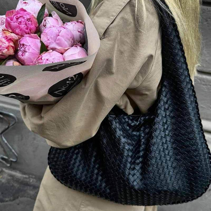 Eugenie – Woven Oversized Hobo Handbag