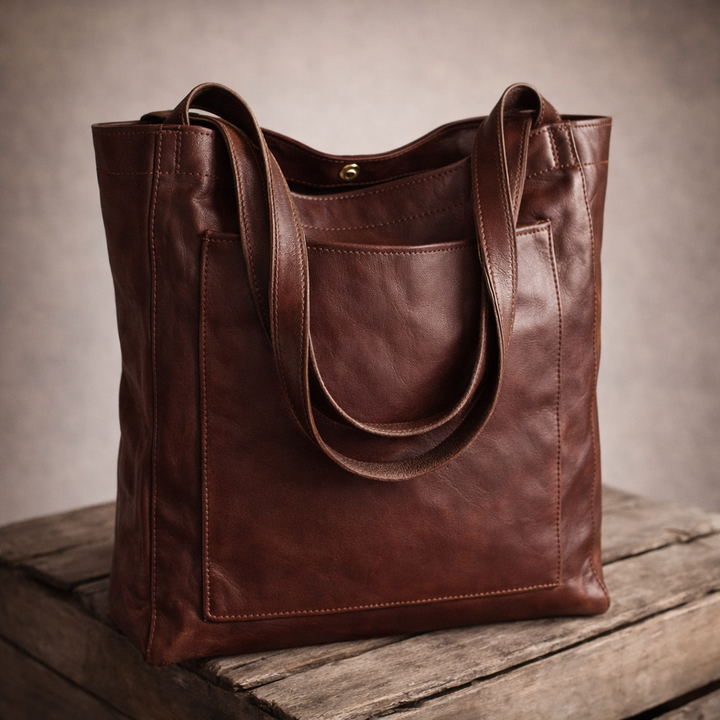 Willa – Structured Leather-Look Tote Bag