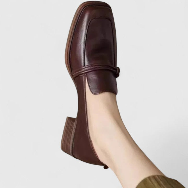 Eponine – Square-Toe Slip-On Loafers