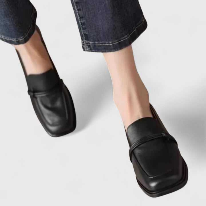Eponine – Square-Toe Slip-On Loafers