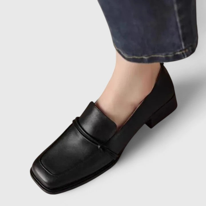 Eponine – Square-Toe Slip-On Loafers