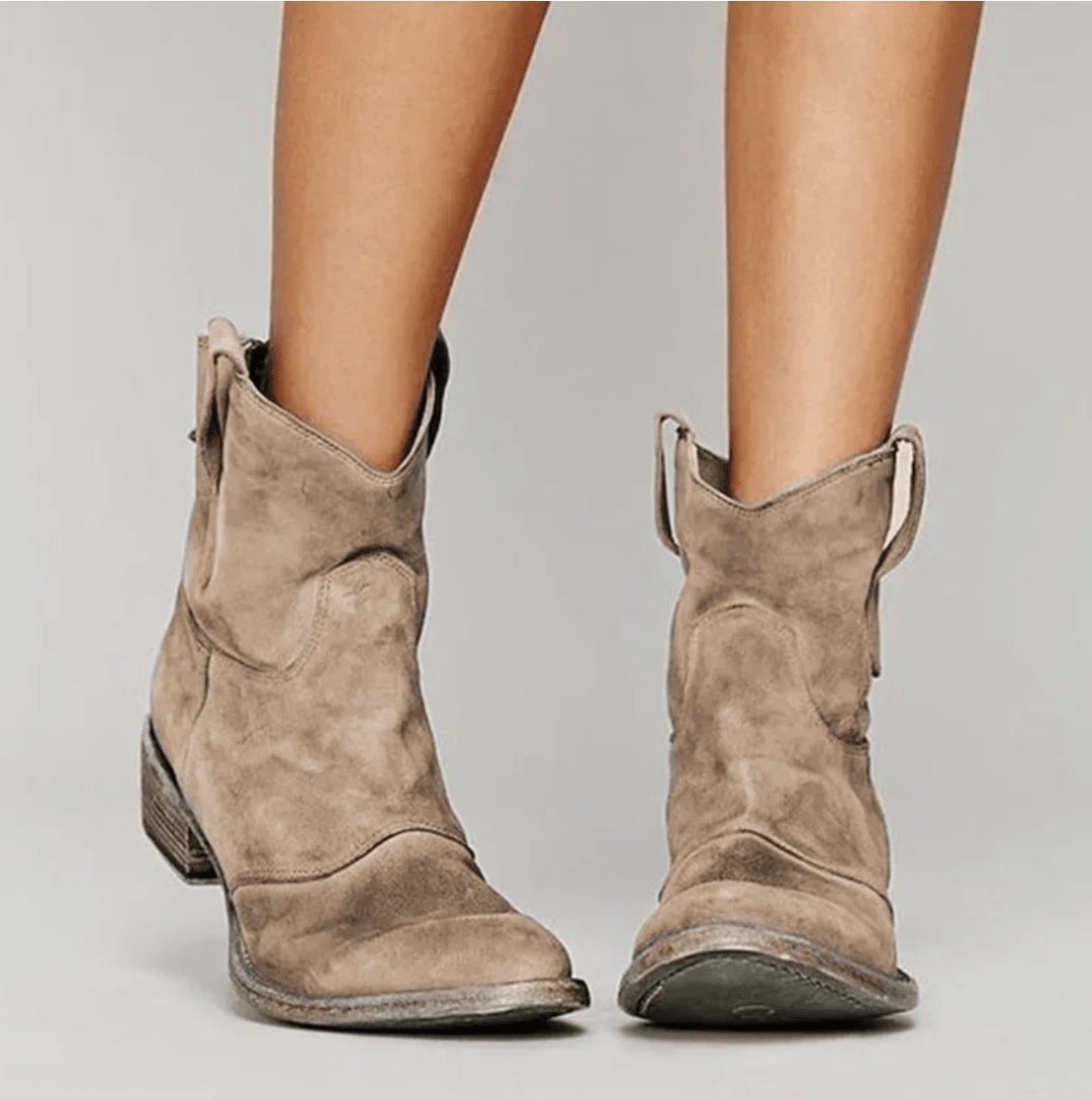 Pamela – Western Ankle Boots