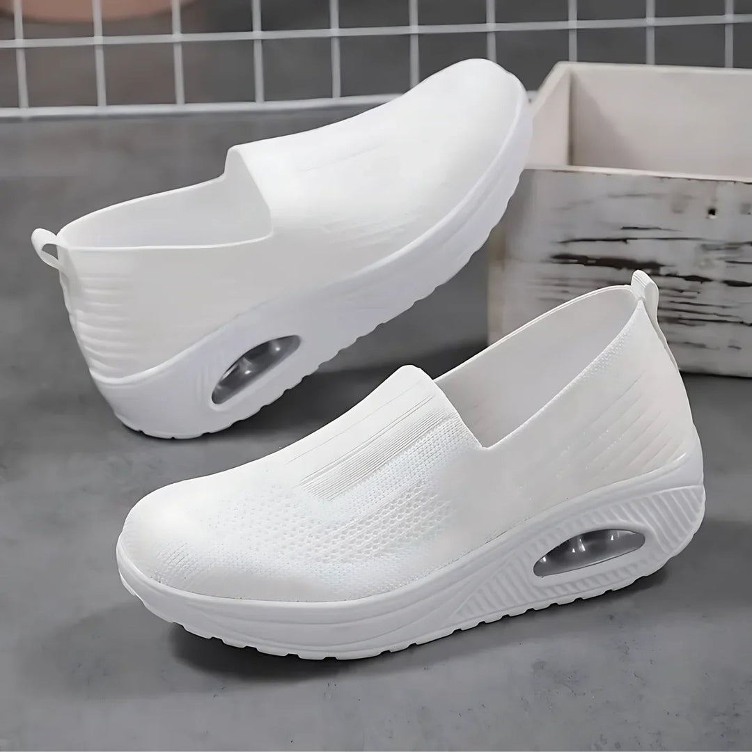 Kathleen – Knit Slip-On Trainers with Air Cushion Sole