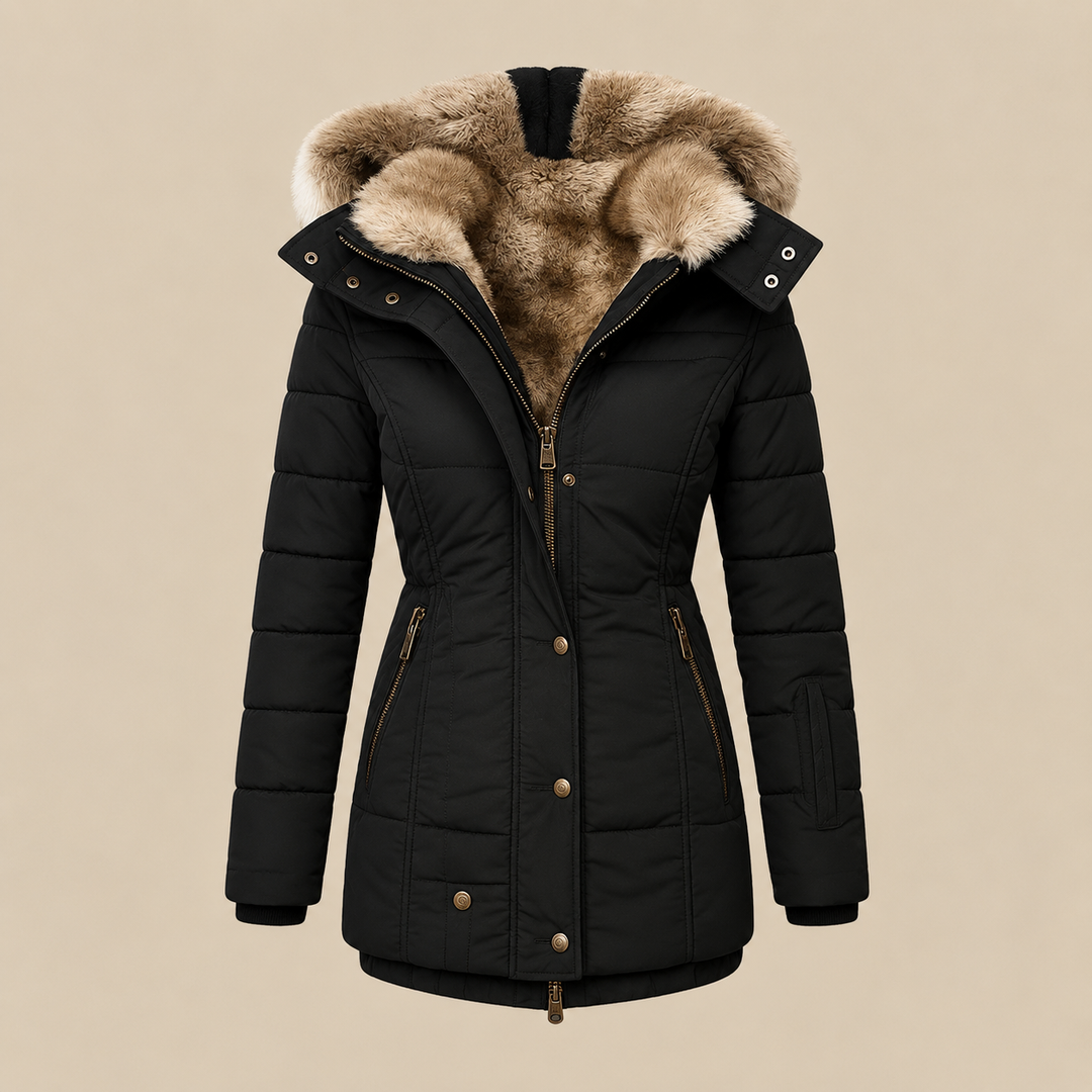 Clemency – Faux Fur-Lined Hooded Winter Coat