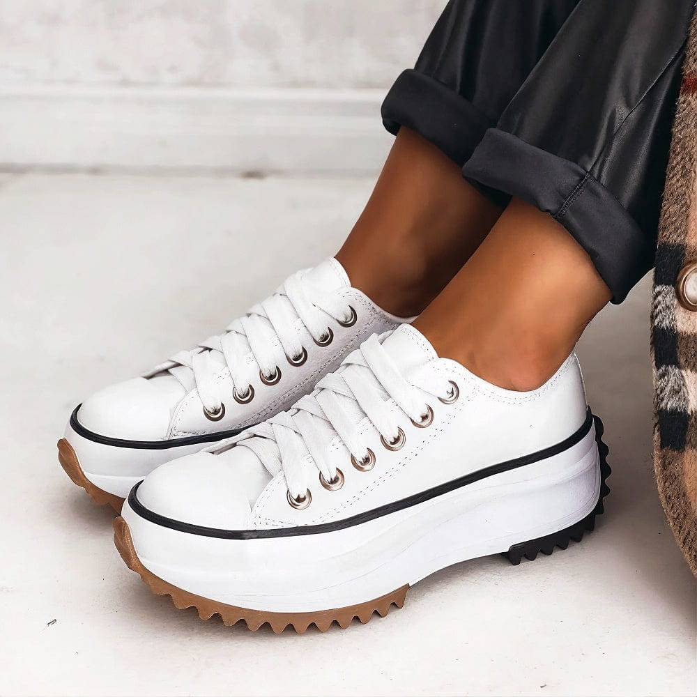 Theodora – Platform Lace-Up Trainers