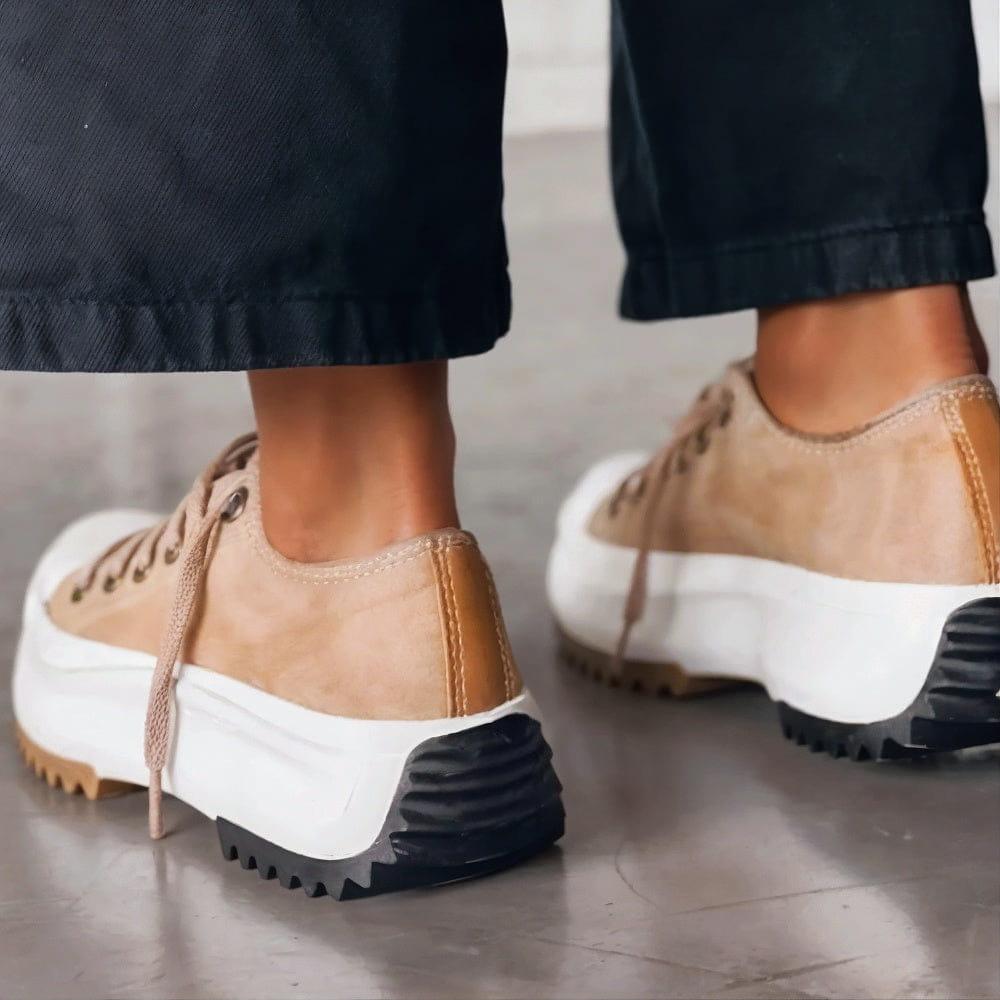 Theodora – Platform Lace-Up Trainers