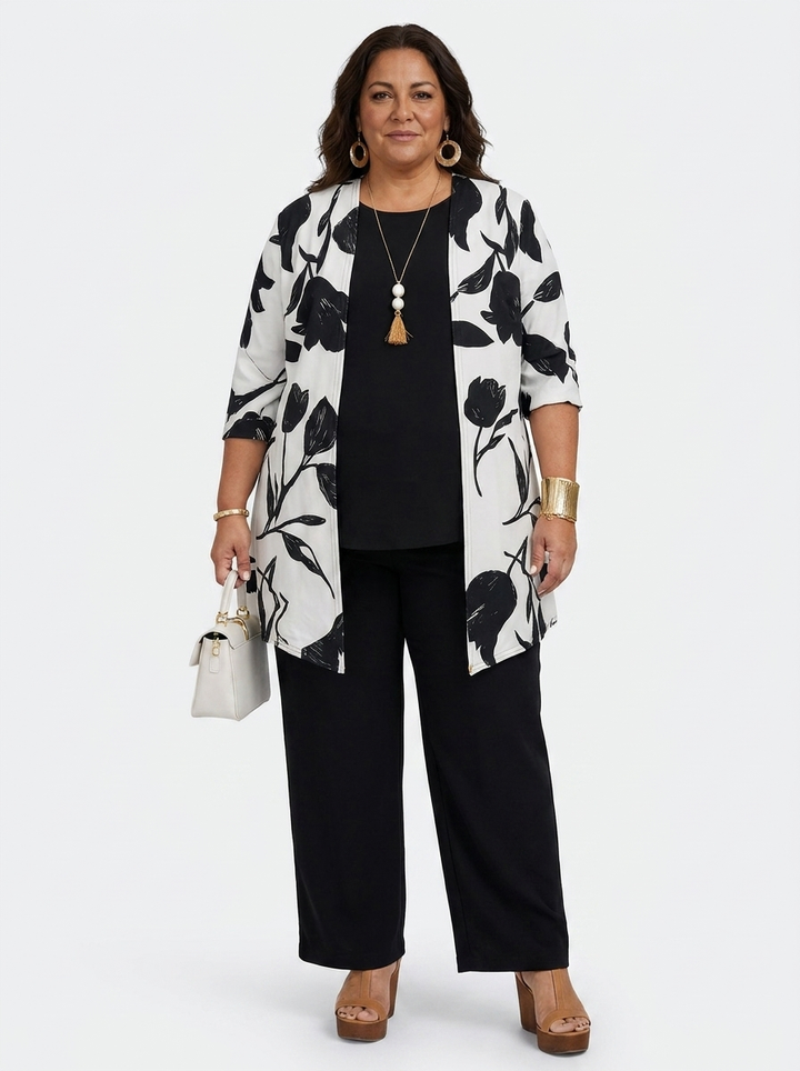 Dawn – Floral Print Three-Piece Set