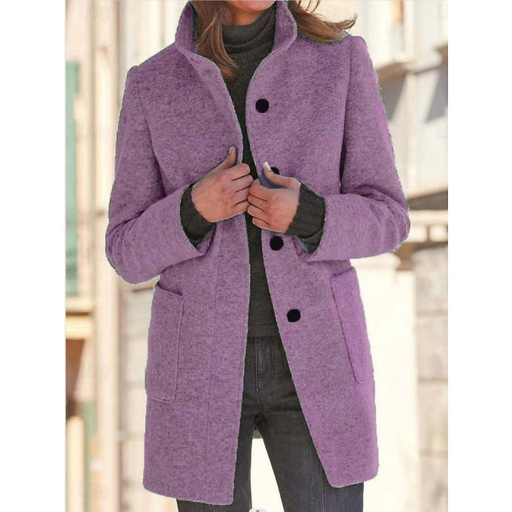 Margaret – Tailored Stand-Collar Coat